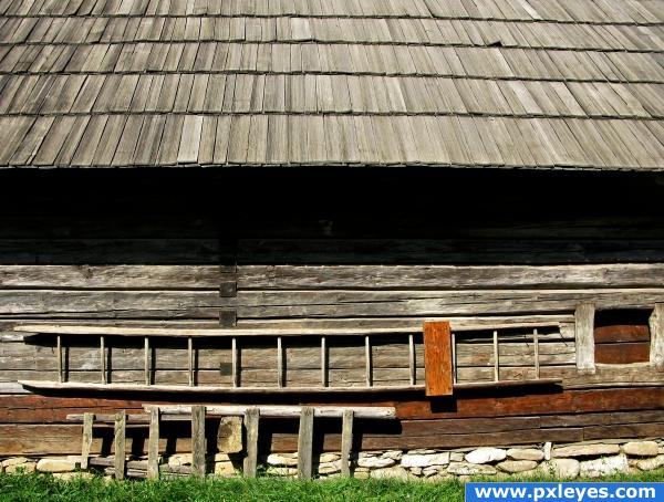 Wooden ladders